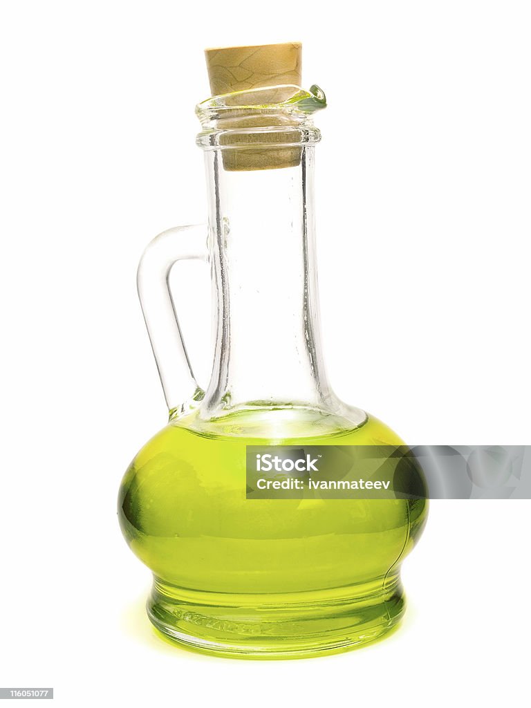 Garrafa de azeite de oliveira - Royalty-free Azeite Foto de stock