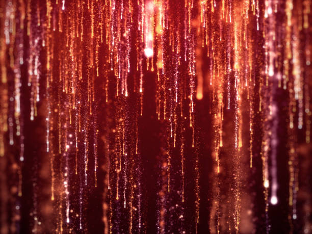 istock Red trails lights glamour abstract background 1160510879