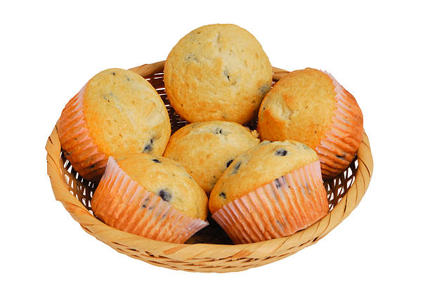 istock Basket of Muffins 116051404