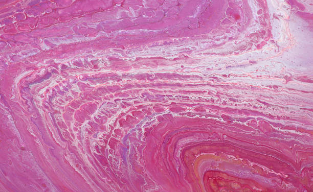 istock photography of abstract marbleized effect background. red, pink and white creative colors. Beautiful paint 1160519457