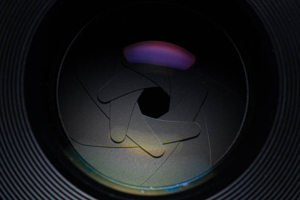 istock Camera lens,Macro of an iris 1160520645