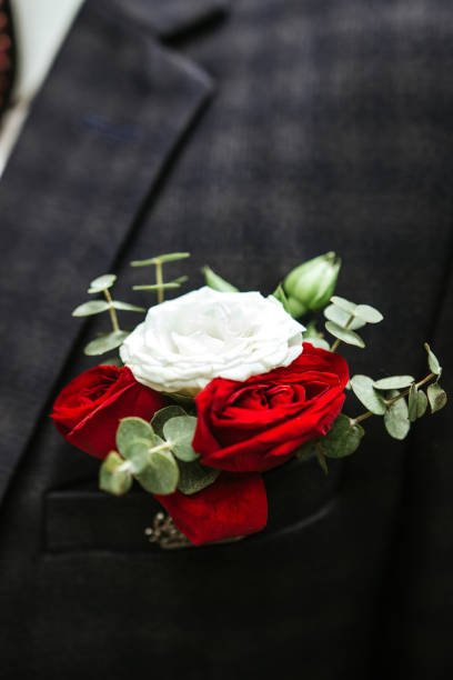 istock Fresh flower boutonniere 1160531323