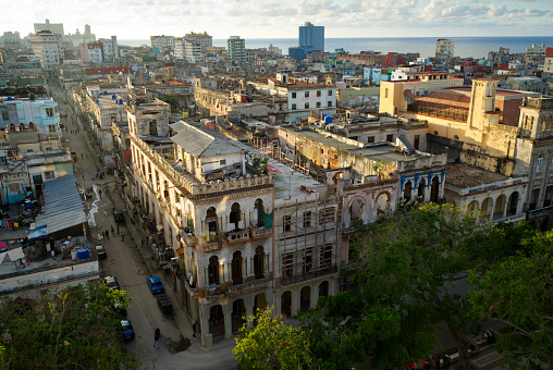 View over the Old Town of Havana, Cuba.