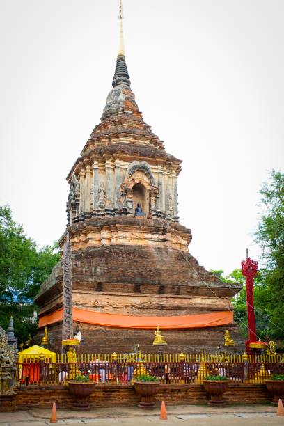 istock Old pagoda of Wat Lok Molee at sunset 1160533680