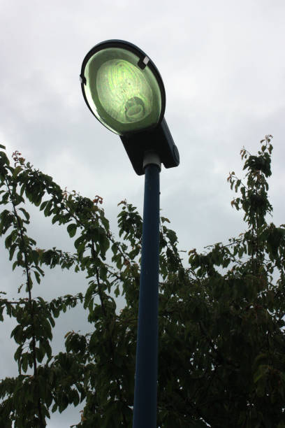 istock Street lighting  Support pole  Electric lamp 1160534503