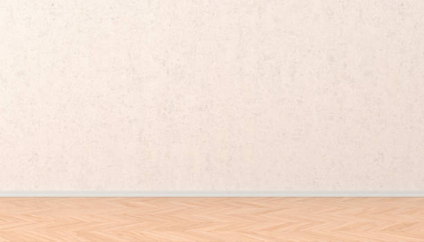 istock beige  wall background and wood floor 1160538758