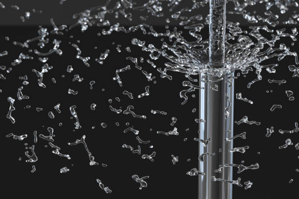 istock Chemical test tube in the lab, 3d rendering. 1160543871