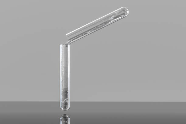istock Chemical test tube in the lab, 3d rendering. 1160544020