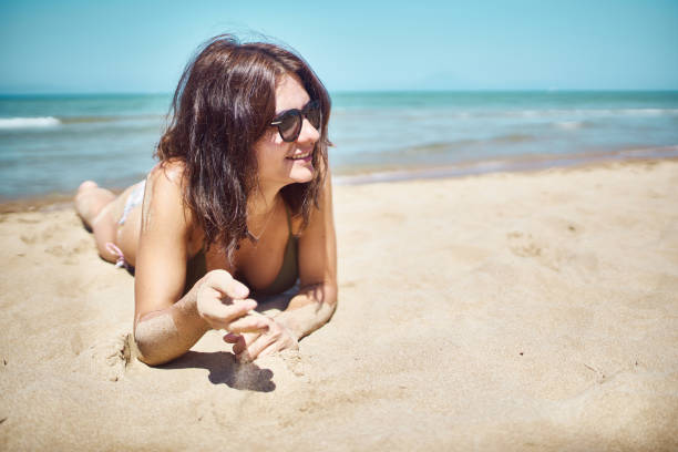 istock Pretty woman at summer vacation 1160546822