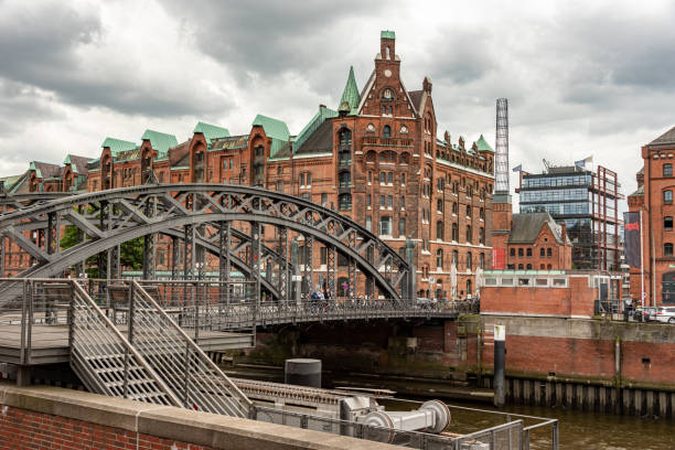 the largest historic warehouse district in the world, located in the port of Hamburg