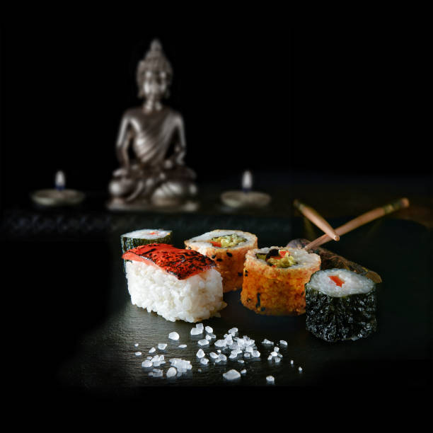 istock Japanese Vegetarian Sushi 1160549001