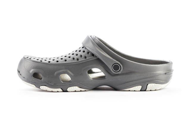 istock men's black rubber slippers 1160550381
