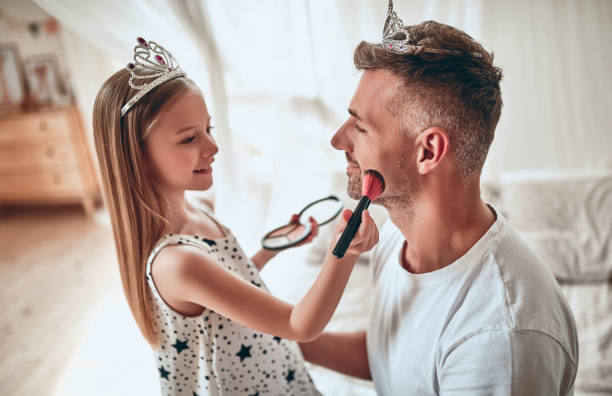 istock Father and daughter at home 1160554046