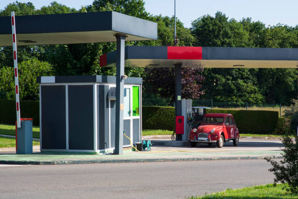 istock Fuel pump with a car 1160554464