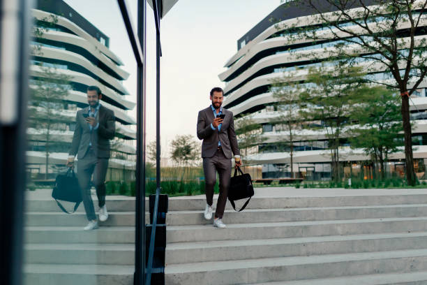istock Businessman on the Go 1160555402