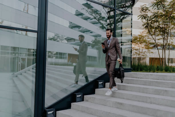 istock Businessman on the Go 1160555415