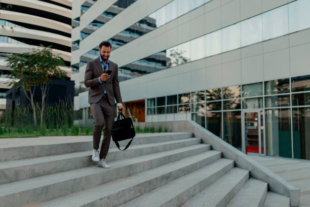istock Businessman on the Go 1160555416