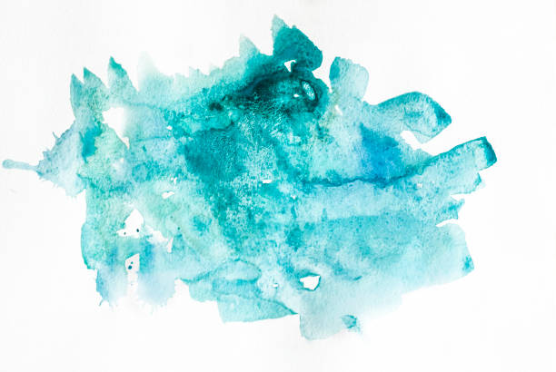 Abstract watercolor art hand paint. Soft colored abstract background for design. Abstract watercolor art hand paint. Soft colored abstract background for design. Grunge painting background, colorful illustration. Watercolor texture. turquoise coloured stock pictures, royalty-free photos & images