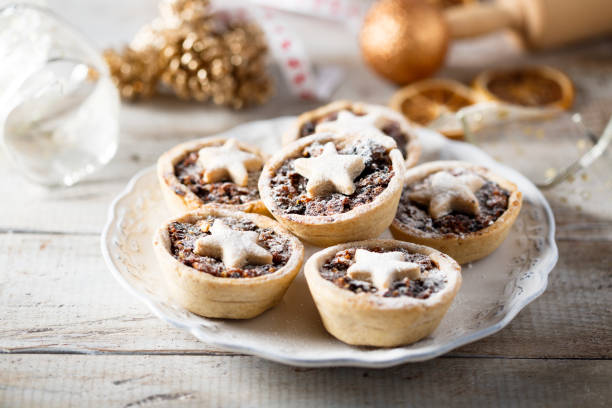 istock Mince pies on white plate 1160559109