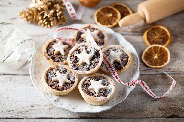 istock Mince pies on white plate 1160559424