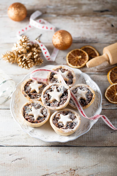 istock Mince pies on white plate 1160559500
