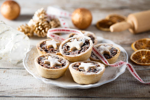 istock Mince pies on white plate 1160559570