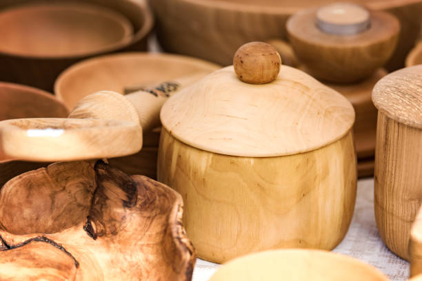 istock Wooden utensils and pots 1160563861