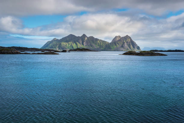 istock view on the Norwegian coastline from the sea 1160563903