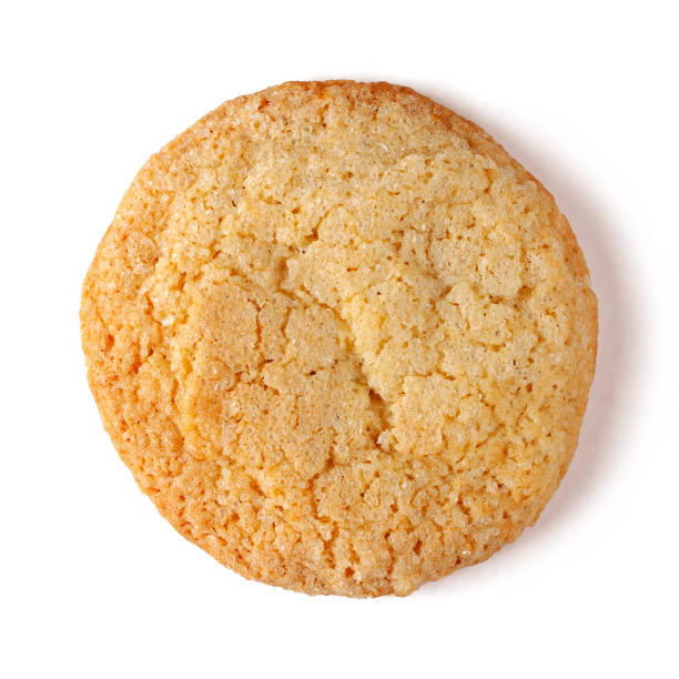 istock Old fashioned lemon sugar cookie isolated on white background 1160564175