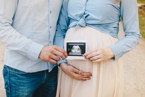 istock Happy couple expecting baby 1160566640