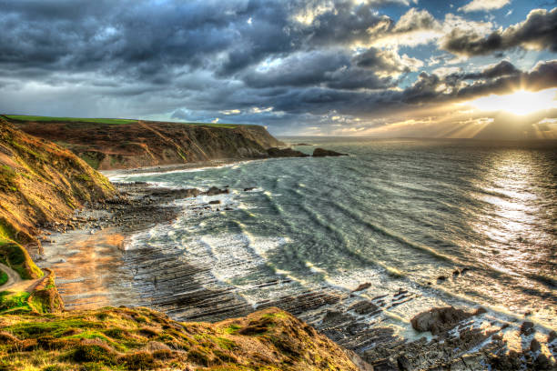 istock a landscape image of Welcombe Bay coastline in North Devon, UK 1160567589