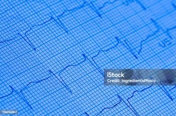 Electrocardiogram Ecg Stockfoto und mehr Bilder von Biegung - Biegung, Computerausdruck, Dokument