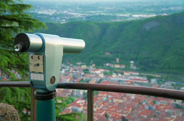 istock Beautiful view of Como town from Brunate mountain. 1160571062