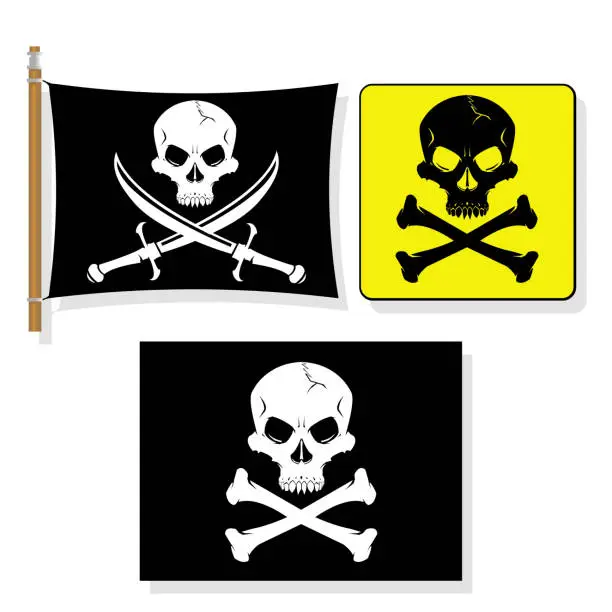 Vector illustration of Skull And Crossbones