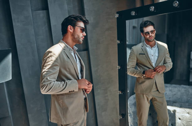 istock Stylish man at home 1160577782