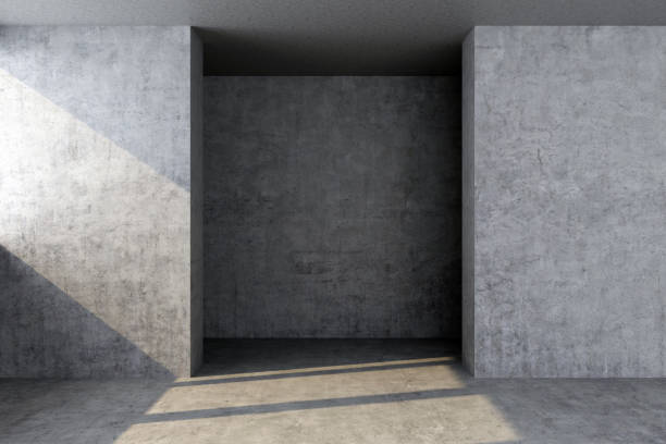 istock background concrete grey wall behind two walls 1160580538