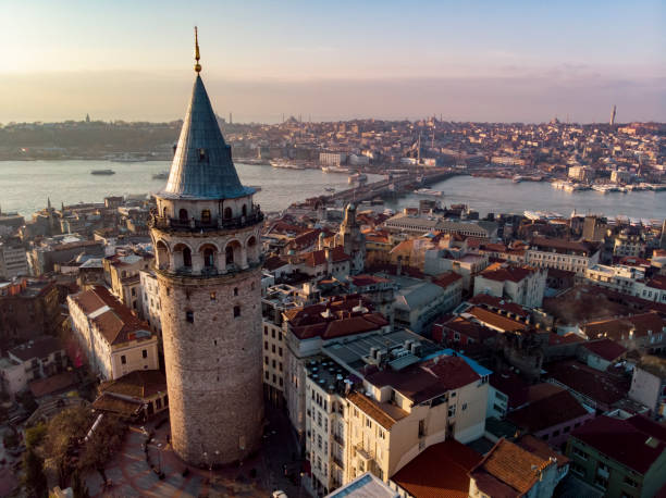 wieża galata - galata tower zdjęcia i obrazy z banku zdjęć