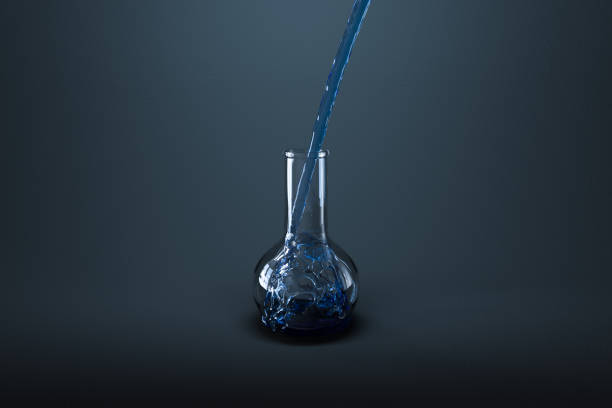 istock Chemical instruments and reagents in the lab, 3d rendering. 1160583391