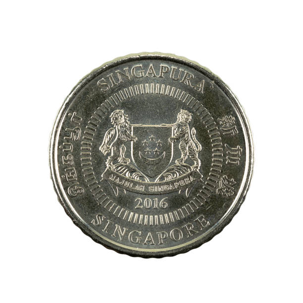 istock 50 singapore cent coin (2016) reverse isolated on white background 1160587077