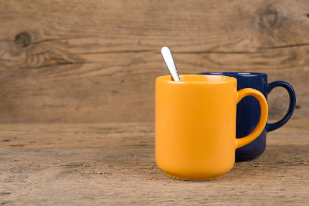 One red coffee cup on white