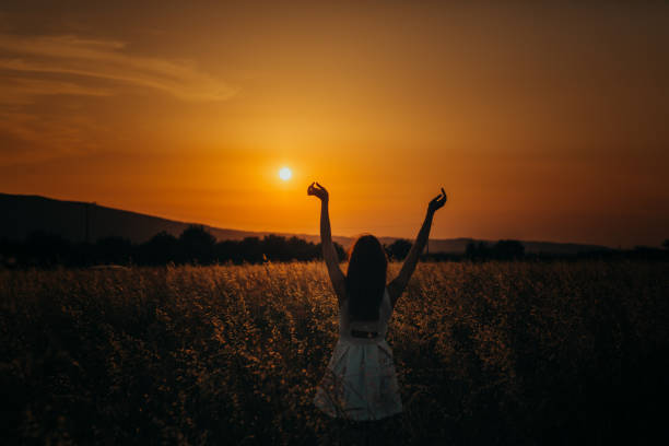istock Woman in the field 1160594547