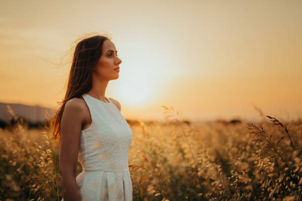 istock Woman in the field 1160594658