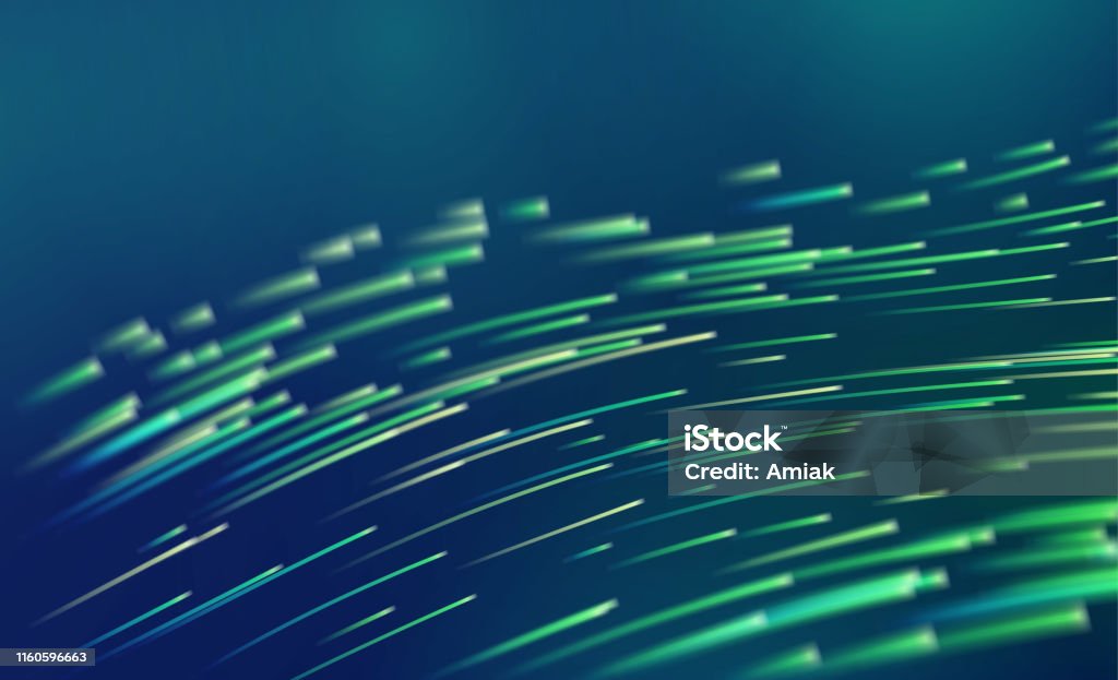 Data Flow Wave Particle Movement Stock Illustration - Download Image ...
