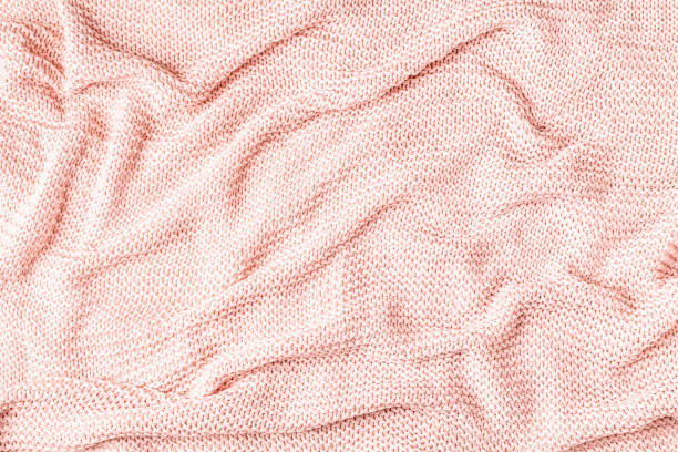 Background with pink plaid Background with pink plaid, top view, copy space. pink bed stock pictures, royalty-free photos & images