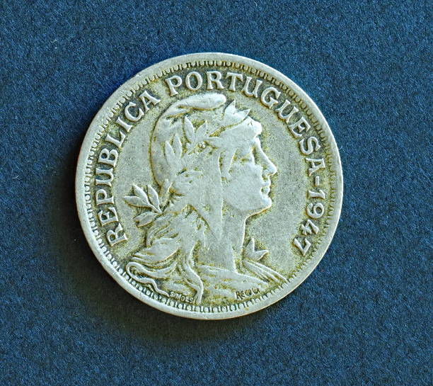 old silver portugese coin (1947)