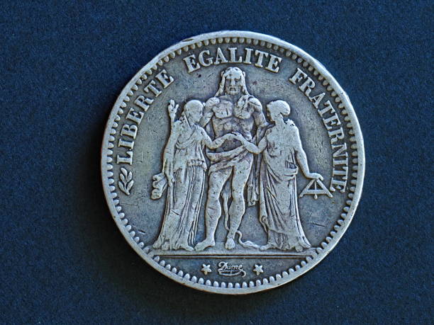 Hercules engraved, FREEDOM EQUALITY FRATERNITE