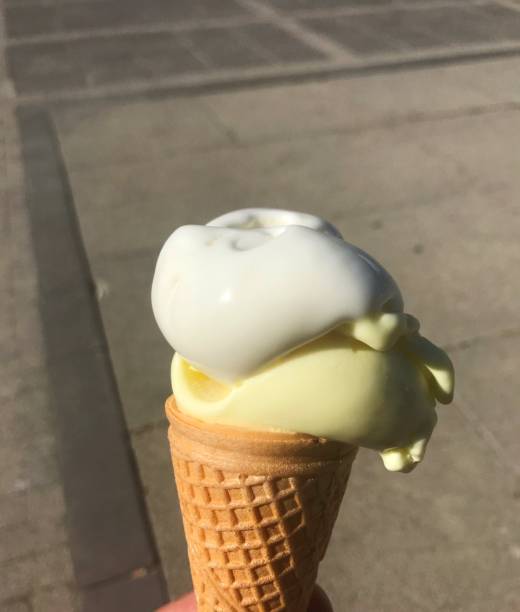 istock Turkish icecream in cone with lemon 1160600904