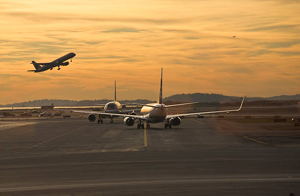 한산합니다 공항 스톡 사진