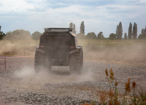 istock powerful off-road transporter, all-terrain vehicle for special missions 1160601516