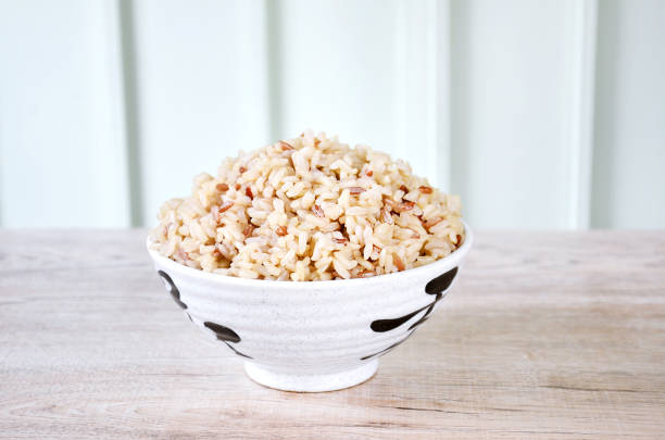 A bowl of Japanese style red bean rice